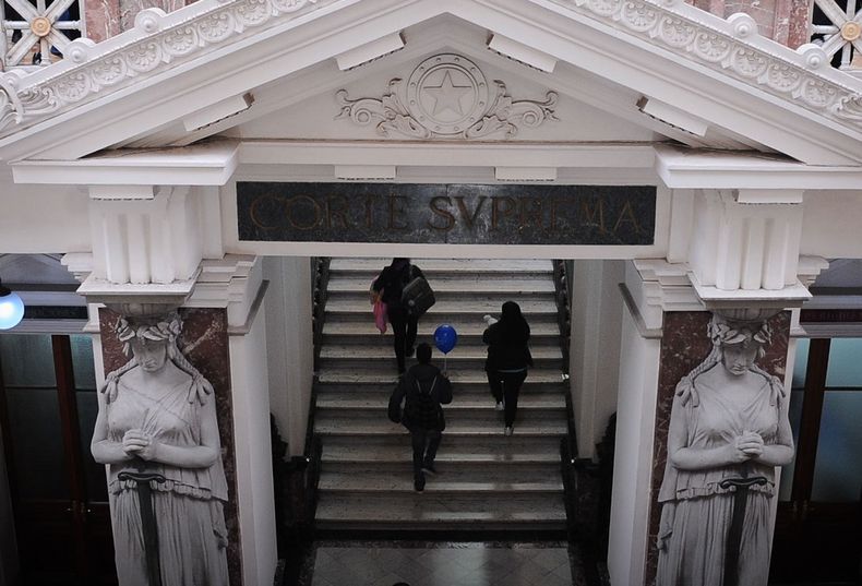 Fachada de la Corte Suprema - Agencia Uno