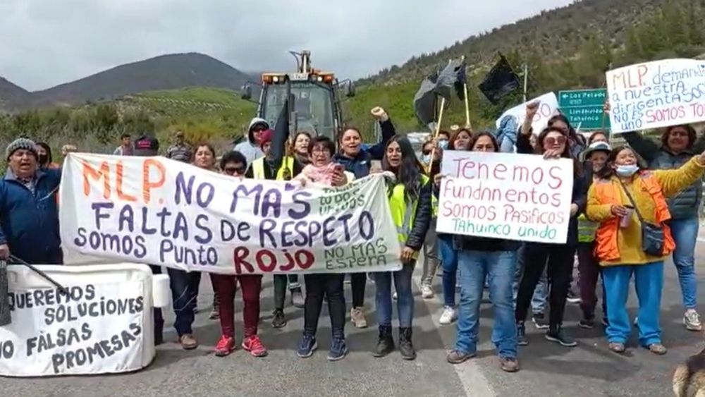 Comunidad se moviliza por contaminación de Minera Los Pelambres del Grupo Luksic