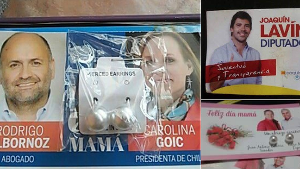 Servel le recuerda a candidatos que regalaron aritos de perla durante Día de la Madre que no está permitido