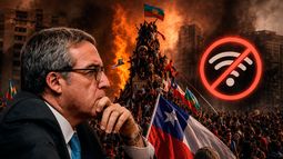 Imagen creada por IA sobre Gabriel Zaliasnik y su idea de cortar el Internet durante el estallido social Imagen creada por IA sobre Gabriel Zaliasnik y su idea de cortar el Internet durante el estallido social
