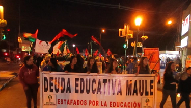 Una marcha menos: Crónica de la movilización contra el CAE en Talca