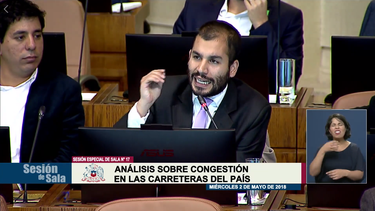 Renato Garín (RD) no tuvo piedad en la dura intervención donde hizo pebre el monopolio de las carreteras en Chile