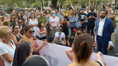 Boric en marcha con vecinos de Barrio Yungay por delincuencia: Es algo que me preocupa y ocupa