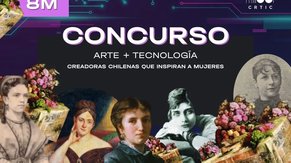 Concurso 8M: Lanzan convocatoria para homenajear a artistas chilenas con obras que cruzan arte y tecnología