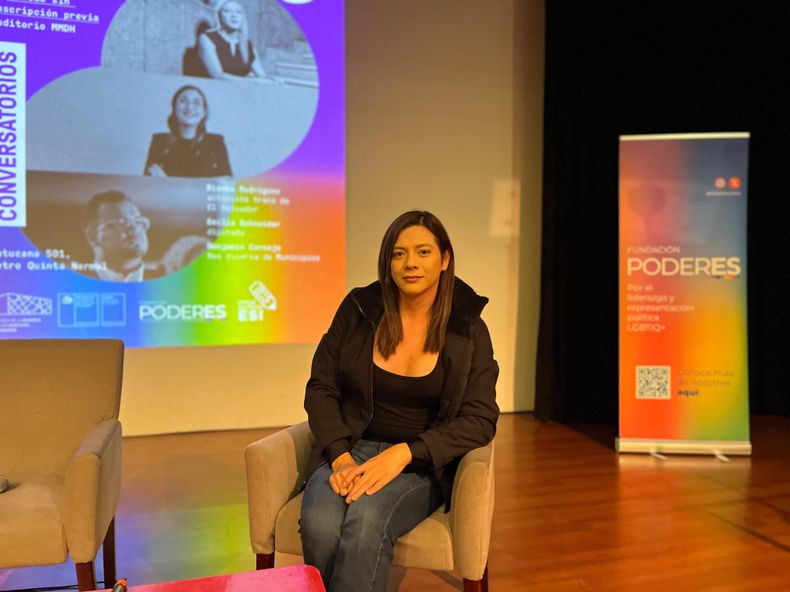 Bianka Rodríguez, directora ejecutiva de COMCAVIS TRANS e ILGALAC, visita Chile. El Desconcierto.&nbsp;
