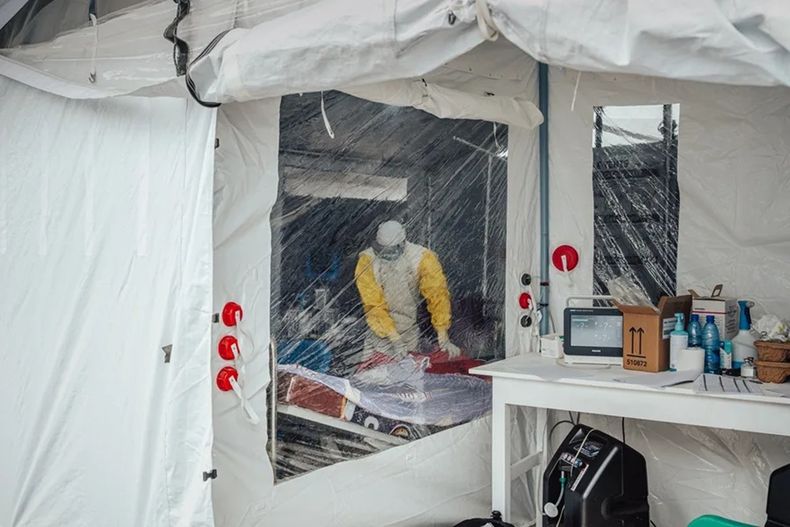 Campamento para tratar a los enfermos de ébola en Congo - Agencia EFE