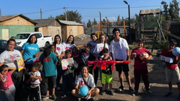 Campamento se suma a nueva solución sanitaria: Cabañas exteriores con lavabo, inodoro y ducha