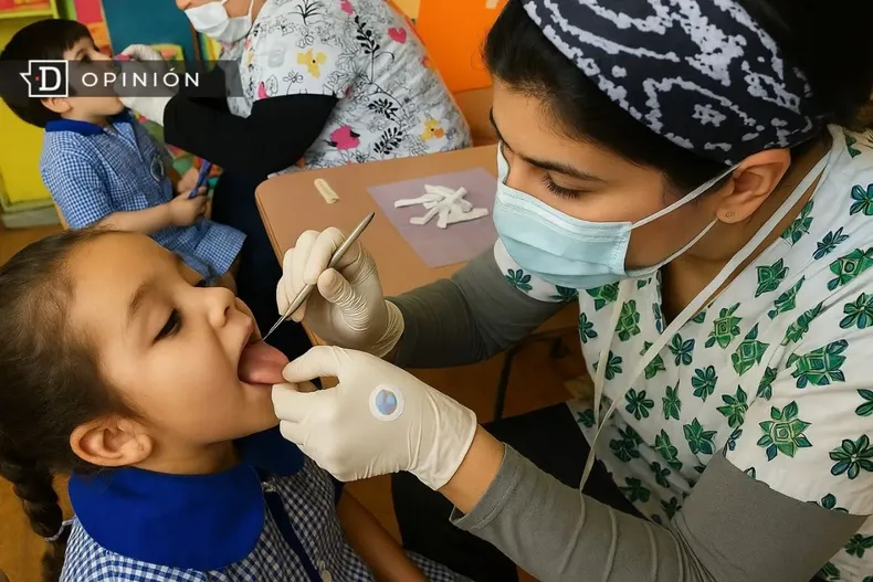 25915 dentistas revisando las bocas de ninos en una sala de clase.webp