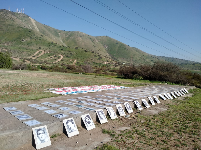 Memorial de víctimas de la dictadura en Cerro Chena.&nbsp;