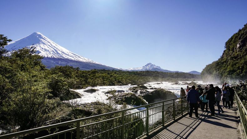 Volcán Osorno, visto desde el Parque Pérez Rosales. Créditos: Carlos Roth.&nbsp;
