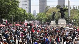 Masivas protestas en México a 1 día de la inauguración del Mundia 2026 - Agencia Uno Masivas protestas en México a 1 día de la inauguración del Mundia 2026 - Agencia Uno