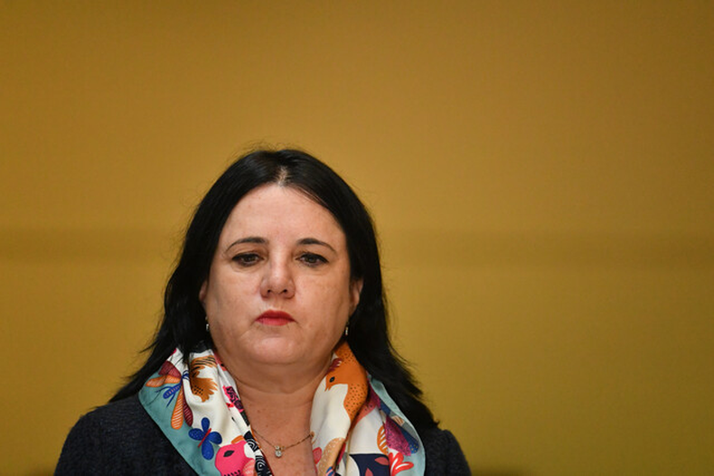 Ministra de Seguridad, Trinidad Steinert. Agencia Uno.