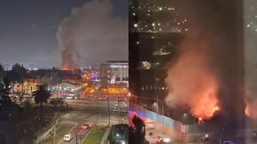 Incendio consume dependencias del Hospital Barros Luco: No habría pacientes en peligro