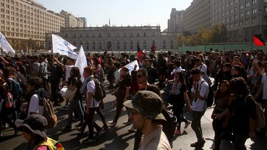 Primera marcha contra Kast - Agencia Uno