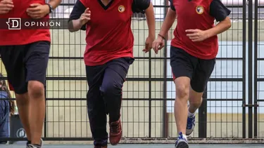 El Desconcierto | 15976 colegiales haciendo ejercicio.webp