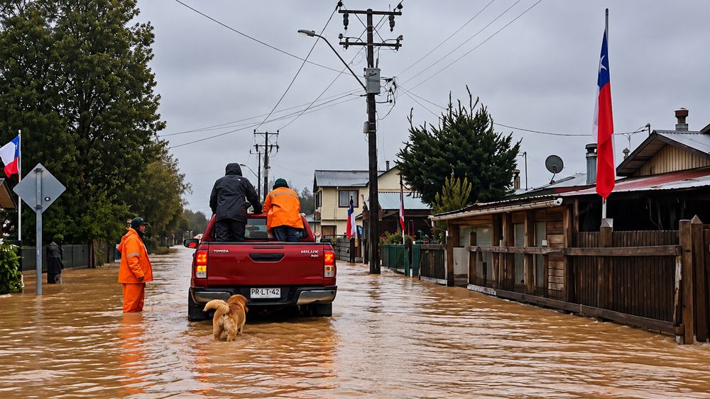 Inundaciones por lluvias en el sur - Agencia Uno