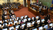 Votación en la Sala de la Cámara de la Ley Miscelánea o megareforma. Créditos: Agencia uno. Votación en la Sala de la Cámara de la Ley Miscelánea o megareforma. Créditos: Agencia uno.