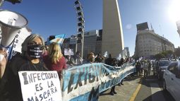 Argentina vive intensa jornada de protestas contra el gobierno de Alberto Fernández en plena pandemia