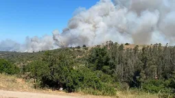 Detienen a sujeto acusado de colgarse de la luz en un poste: Habría generado mega incendio de San Pedro en Melipilla