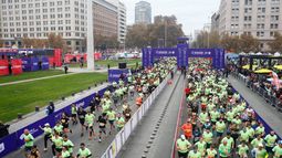Maratón de Santiago 2025. Agencia Uno.