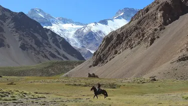 Zona donde se propone crear un área protegida en el Cajón del Maipo.&nbsp;