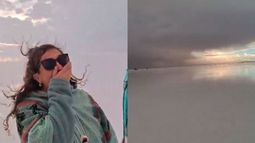 Los riesgos de una tormenta eléctrica en zona descampada: grupo de chilenos corrió peligro en Salar de Uyuni