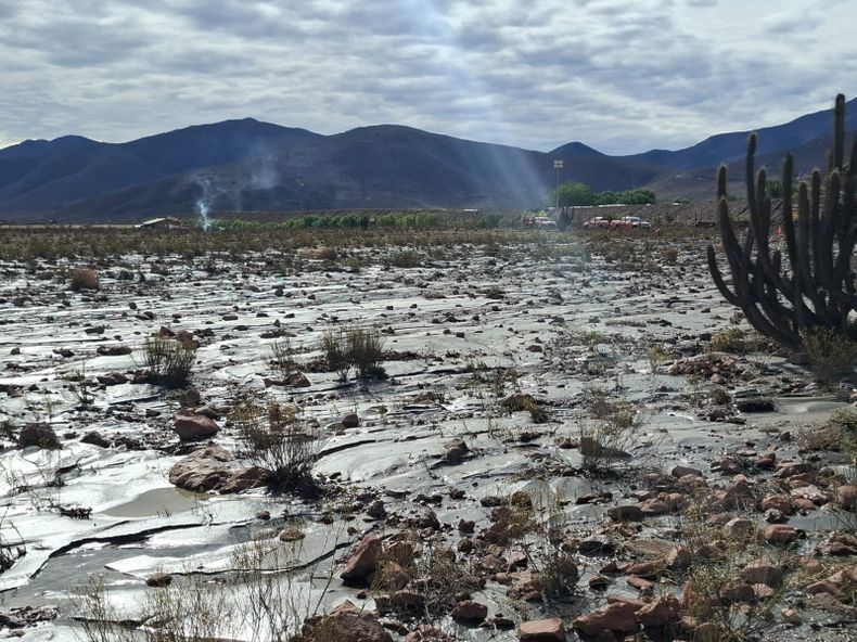Derrame desde el depósito de relaves de Enami en Ovalle.&nbsp;