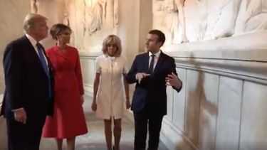 Día de la Bastilla: Donald Trump y Emmanuel Macron se reúnen en París para buscar la reconciliación