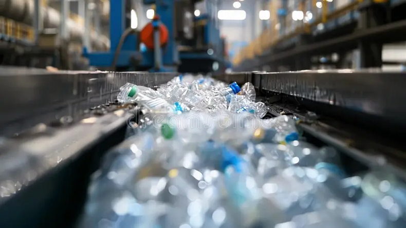 Imagen referencial de reciclaje de plástico.