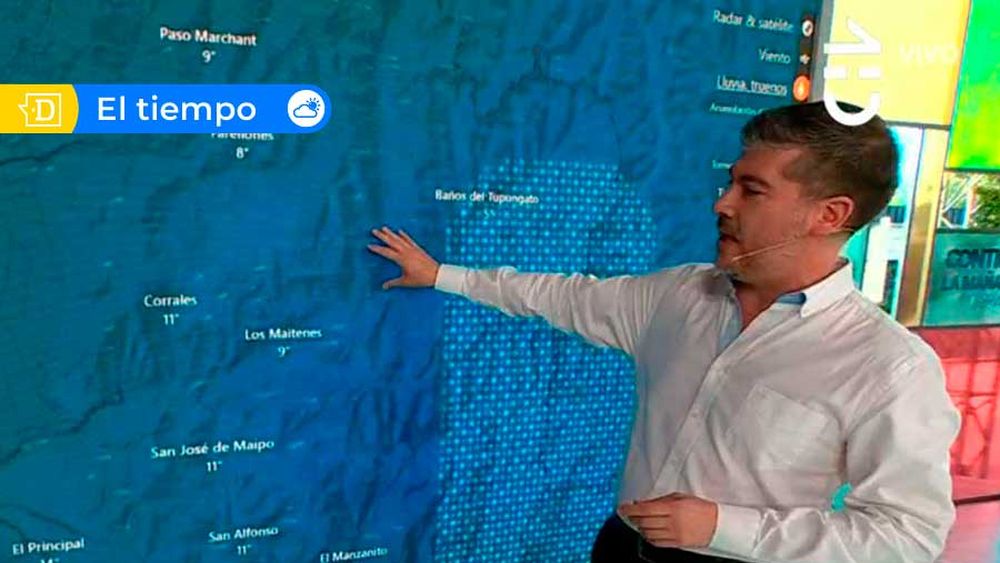 Lluvia en Santiago: Eduardo Sáez confirma precipitaciones en la capital para este jueves