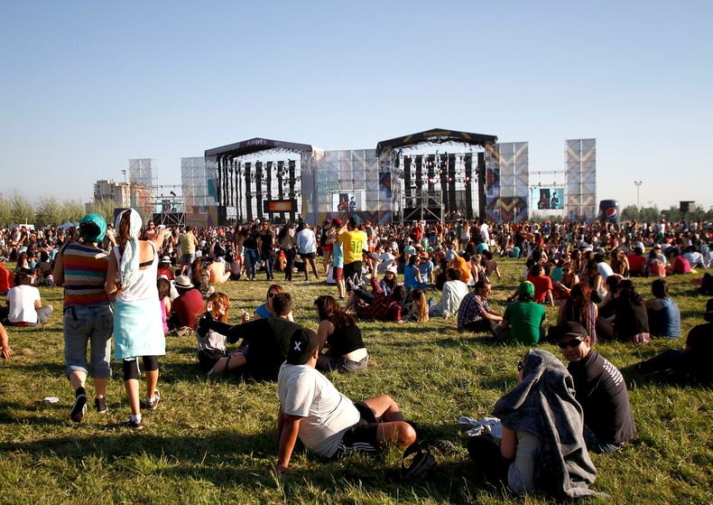 Imagen de lo que fue el Festival Frontera 2015 - Agencia Uno