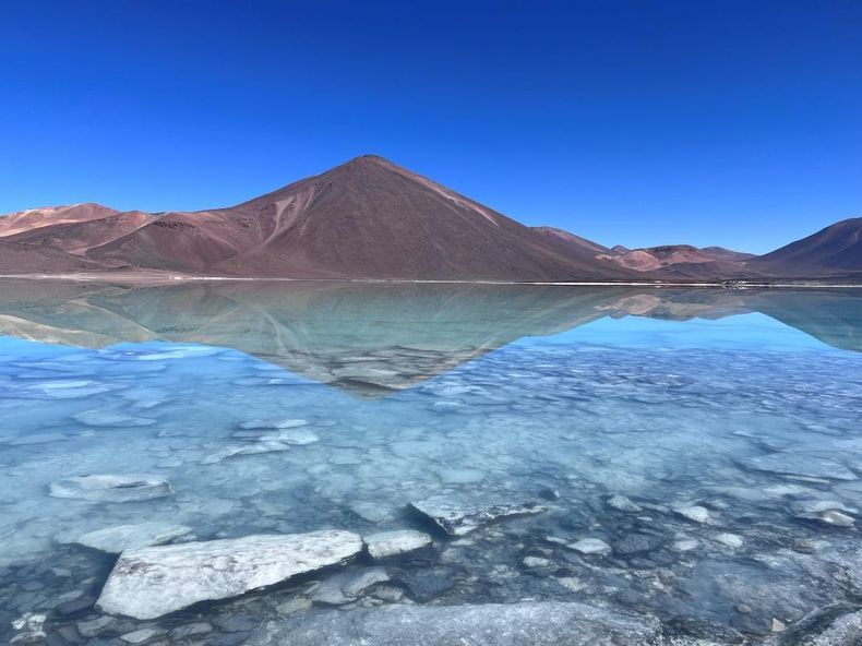 Lagunas Bravas, en el propuesto Parque Nacional Lagunas de la Puna. 