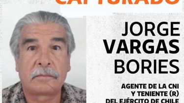 Capturan y trasladan a Colina I a Jorge Vargas Boris, exagente de la CNI que estuvo prófugo un año