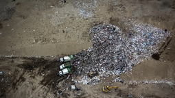 Rellenos sanitarios en Chile. Foto: Agencia Uno. Rellenos sanitarios en Chile. Foto: Agencia Uno.