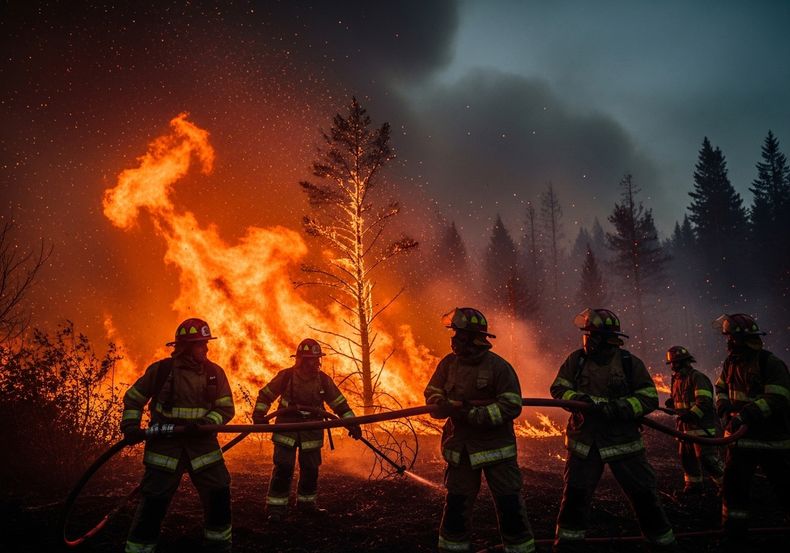 Incendios forestales preocupan en España - Agencia Uno