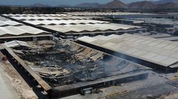 Bodegas San Francisco tras el incendio de 2024 / Crédito: Agencia Uno