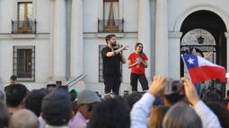 Boric reconoce “malestar profundo en el pueblo” en manifestación en apoyo a su gobierno