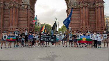 VIDEOS| Manifestaciones en Barcelona, Madrid y Londres solidarizan con presos mapuche en huelga de hambre