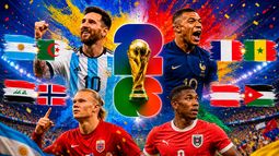 Programación del Mundial 2026 hoy martes 16 de junio - Imagen hecha por IA Programación del Mundial 2026 hoy martes 16 de junio - Imagen hecha por IA