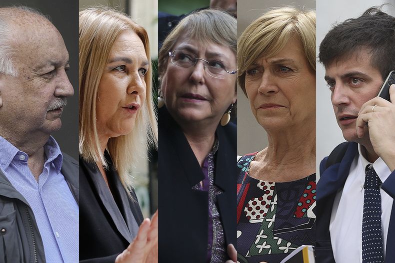 Teillier Jiles Bachelet Matthei y Schalper.jpg