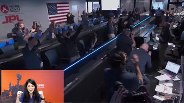 NASA: Mira el emocionante momento en que la Perseverance llega a la superficie de Marte