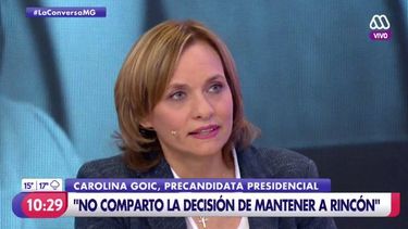 Carolina Goic le quita el piso a su camarada DC: “Hubiera expulsado al diputado Rincón”
