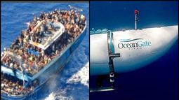 Naufragio en Mar Jónico: La tragedia de migrantes que contrasta con búsqueda de submarino del Titanic