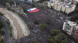 Gran marcha del 25 de octubre durante el Estallido Social.&nbsp;