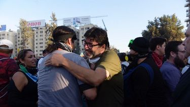 FOTOS| Alcalde Daniel Jadue asiste a Plaza de La Dignidad para ver show de Illapu