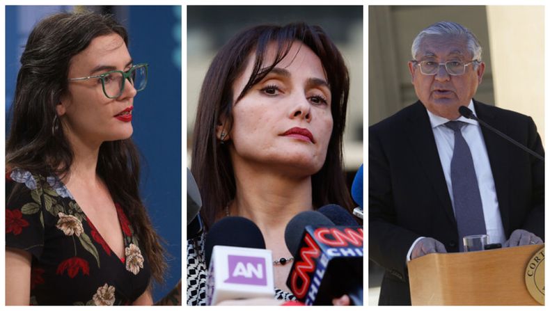 Camila Vallejo Marta Herrera y Eduerdo Fuentes presidente de la Corte Suprema.jpg