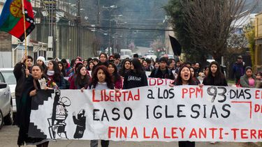 Trece comuneros mapuche se encuentran en huelga de hambre en protesta por la Ley Antiterrorista