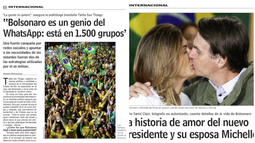 Enamorado de su esposa y genio del WhatsApp: La complaciente cobertura de LUN sobre el triunfo de Jair Bolsonaro