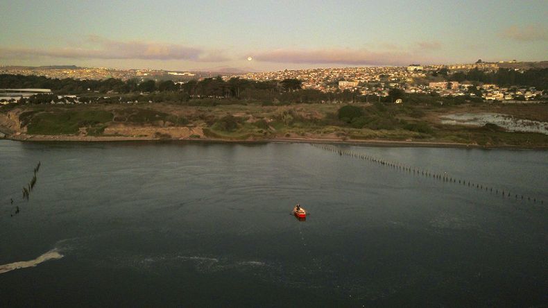 San Antonio y la desembocadura del río Maipo.&nbsp;