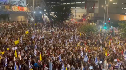 Tercer día de protestas en Israel por acuerdo de tregua y exministro culpa a Netanyahu